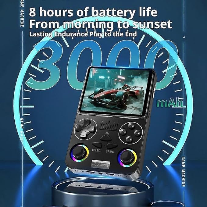 J36 Ultra Handheld Gaming Console – 3.5-Inch IPS HD Display, 64GB Storage & 30,000+ Games