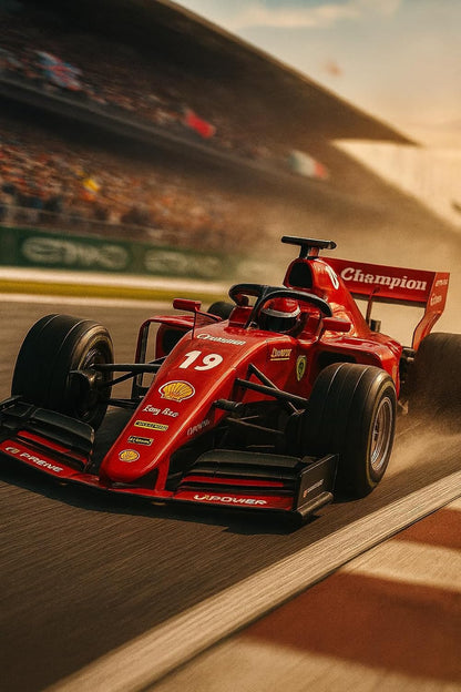 F1 Remote Control Racing Car – 1:32 Scale USB Rechargeable RC Car with Remote & App Control (Red)