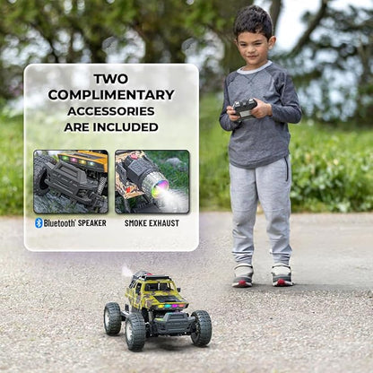 Mirana Explorer 4WD RC Rock Crawler – App & Remote Control Off-Road Monster Truck (Military Camo)