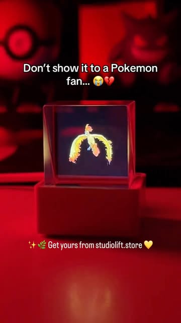 Pokémon Vision Cube 3D Hologram Display – Premium Collectible LED Display Cube