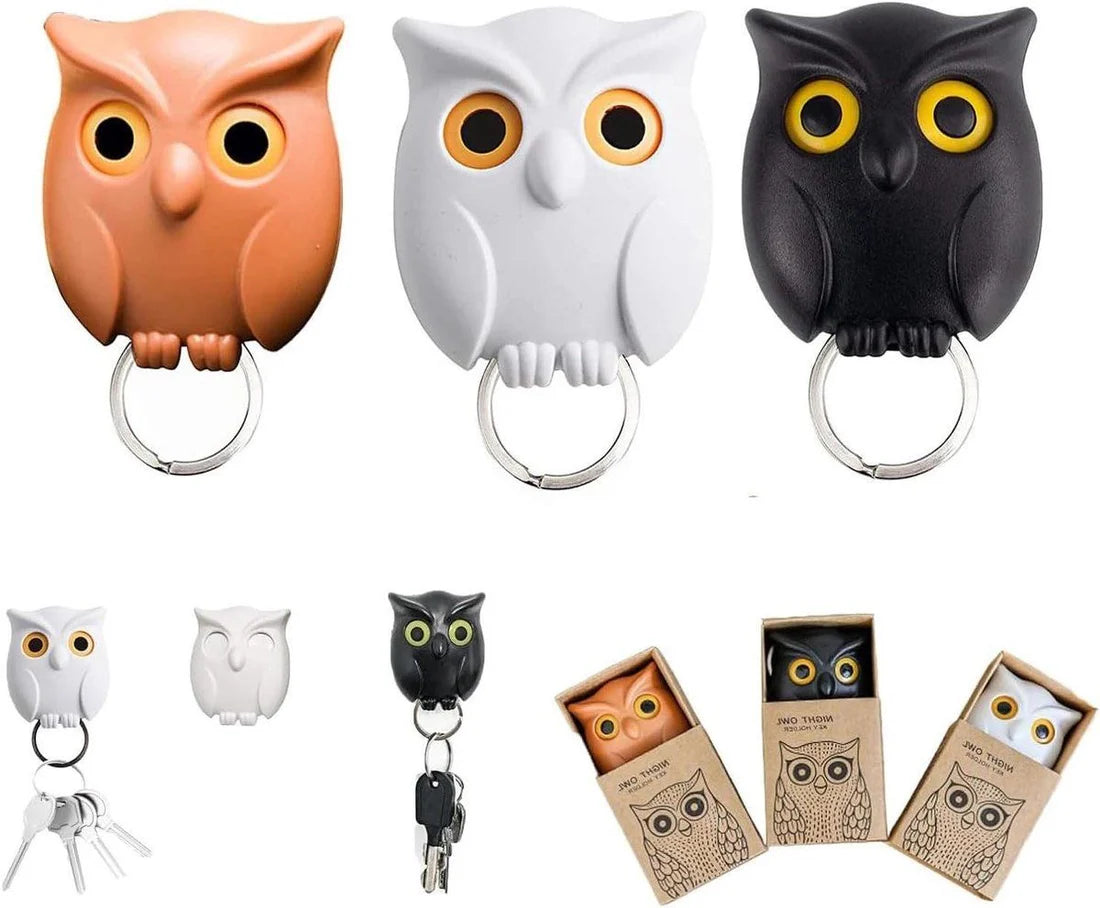 Mystic Owl Wall Key Holder – Premium Decorative Home Organizer | AnimeLegacy 🦉