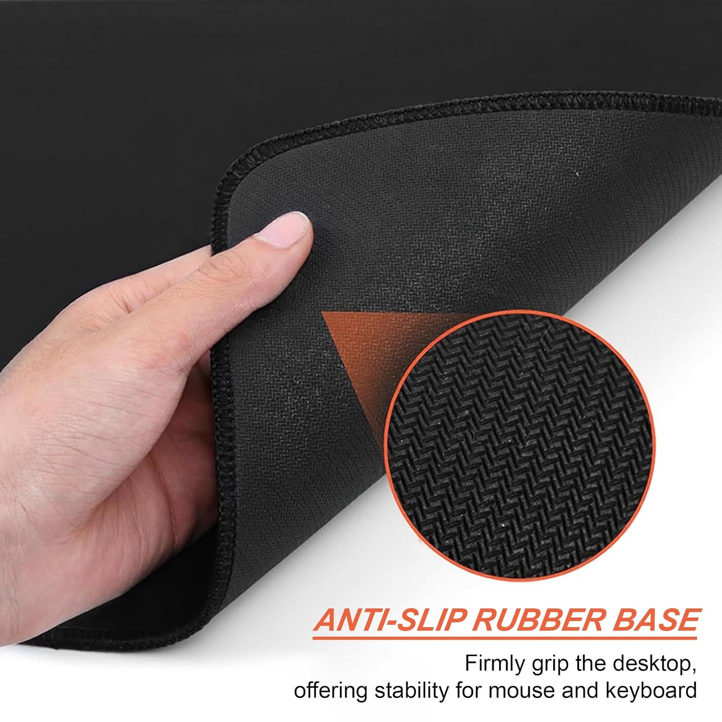 Gojo Satoru Gaming Mouse Pad L – Premium Anime Desk Mat with Stitched Edges & Non-Slip Rubber Base | Keyboard & Mouse Pad for Office & Home