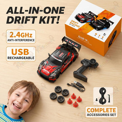 The Little Ones Blaze X 4x4 RC Drift Car – High-Speed 2.4GHz Remote Control Stunt Car with 360° Rotation