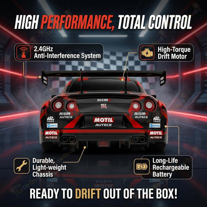 The Little Ones Blaze X 4x4 RC Drift Car – High-Speed 2.4GHz Remote Control Stunt Car with 360° Rotation
