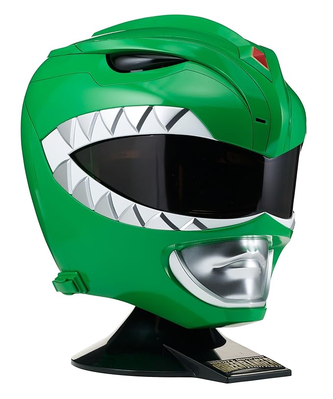 Power Rangers Mighty Morphin Green Ranger Helmet – Role Play Wearable Collectible Mask (Limited Edition)