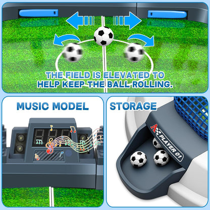 Choopheme Foosball Table Toy for Kids – Mini Indoor Football Game Table with Players