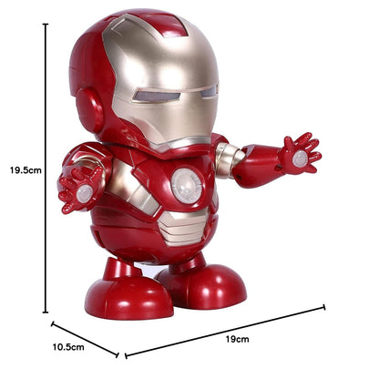 Dancing Iron Man Action Figure Toy with Lights & Sounds – Interactive Superhero Toy | AnimeLegacy