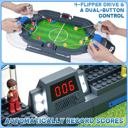Choopheme Foosball Table Toy for Kids – Mini Indoor Football Game Table with Players