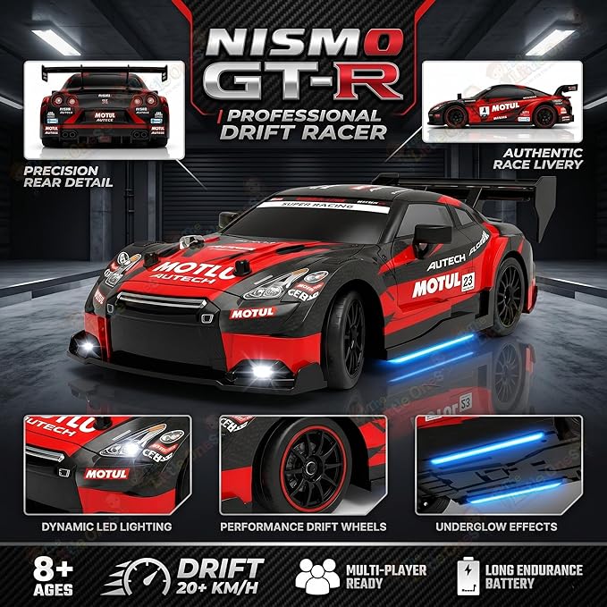 The Little Ones Blaze X 4x4 RC Drift Car – High-Speed 2.4GHz Remote Control Stunt Car with 360° Rotation