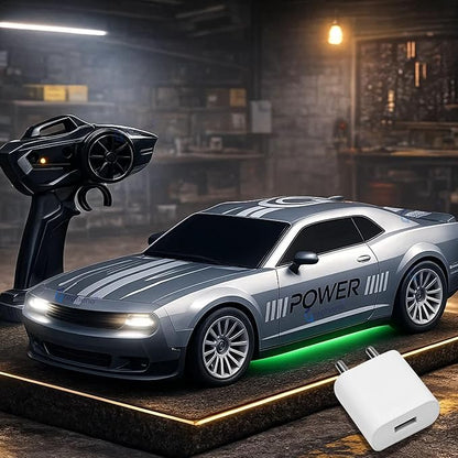 GRAPHENE 1:24 RC Drift Car – 4WD 20 km/h Remote Control Racing Car with LED Lights