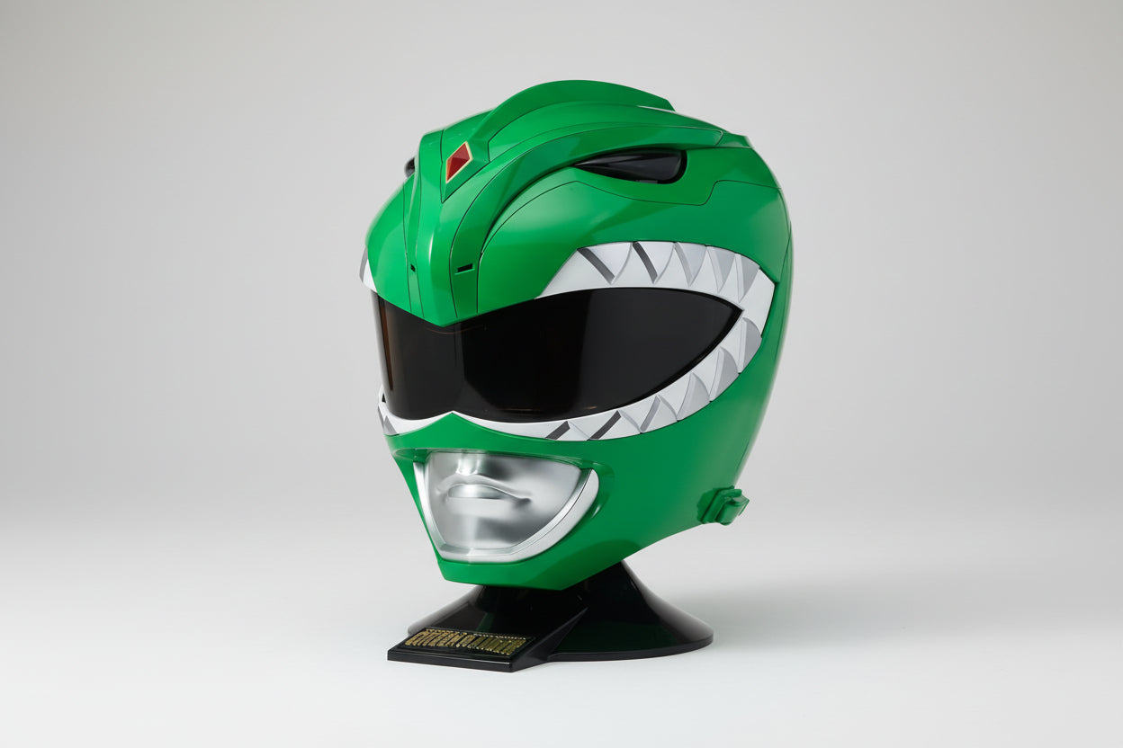 Power Rangers Mighty Morphin Green Ranger Helmet – Role Play Wearable Collectible Mask (Limited Edition)
