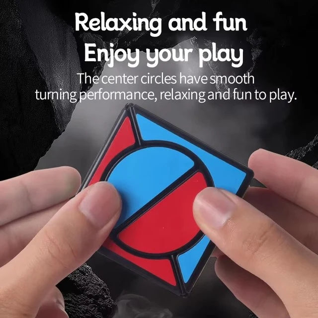 ZePuzzles Shattered Eye Cube – Jacob Keener 3×3 Shape Mod Puzzle Cube | Unique Collectible Magic Cube