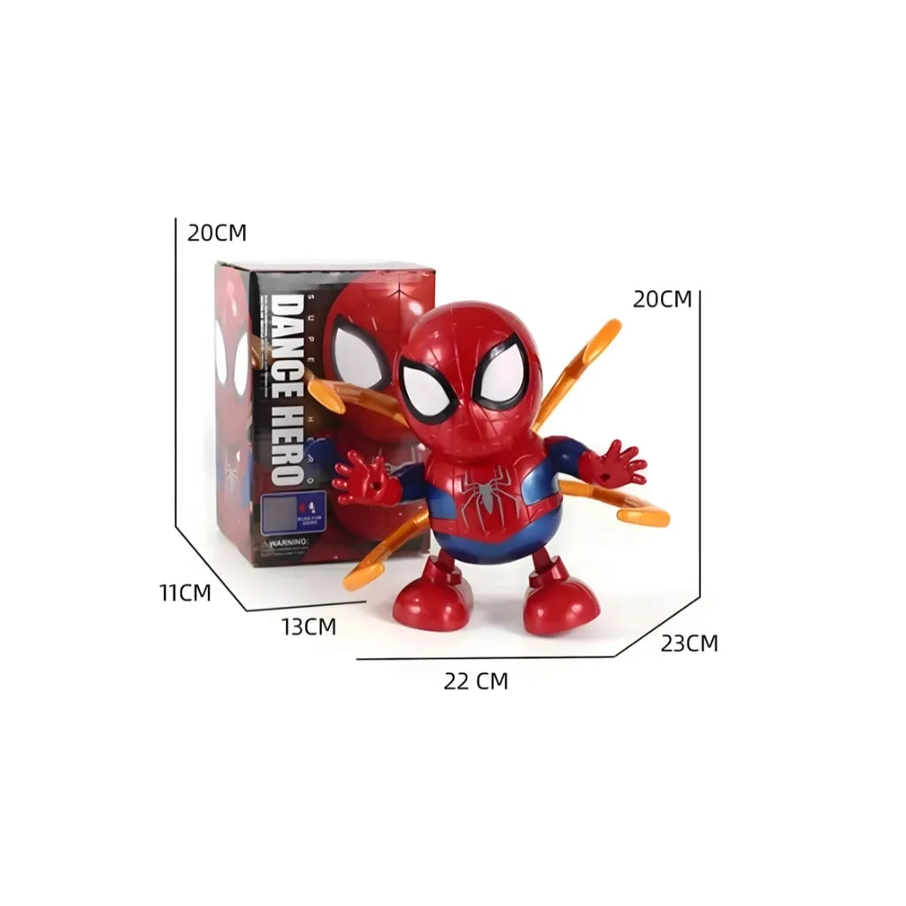 Dancing Spider-Man Action Figure Toy with Lights & Sounds – Interactive Superhero Toy for Kids | AnimeLegacy