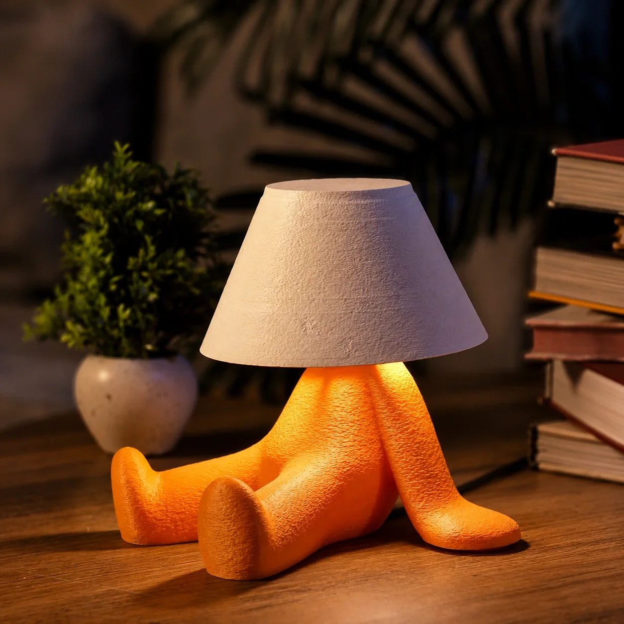 Lumi Lazy Lamp – Cute Ambient LED Desk Lamp for Bedroom, Study Table & Nightstand Décor