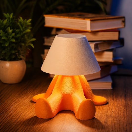 Lumi Lazy Lamp – Cute Ambient LED Desk Lamp for Bedroom, Study Table & Nightstand Décor
