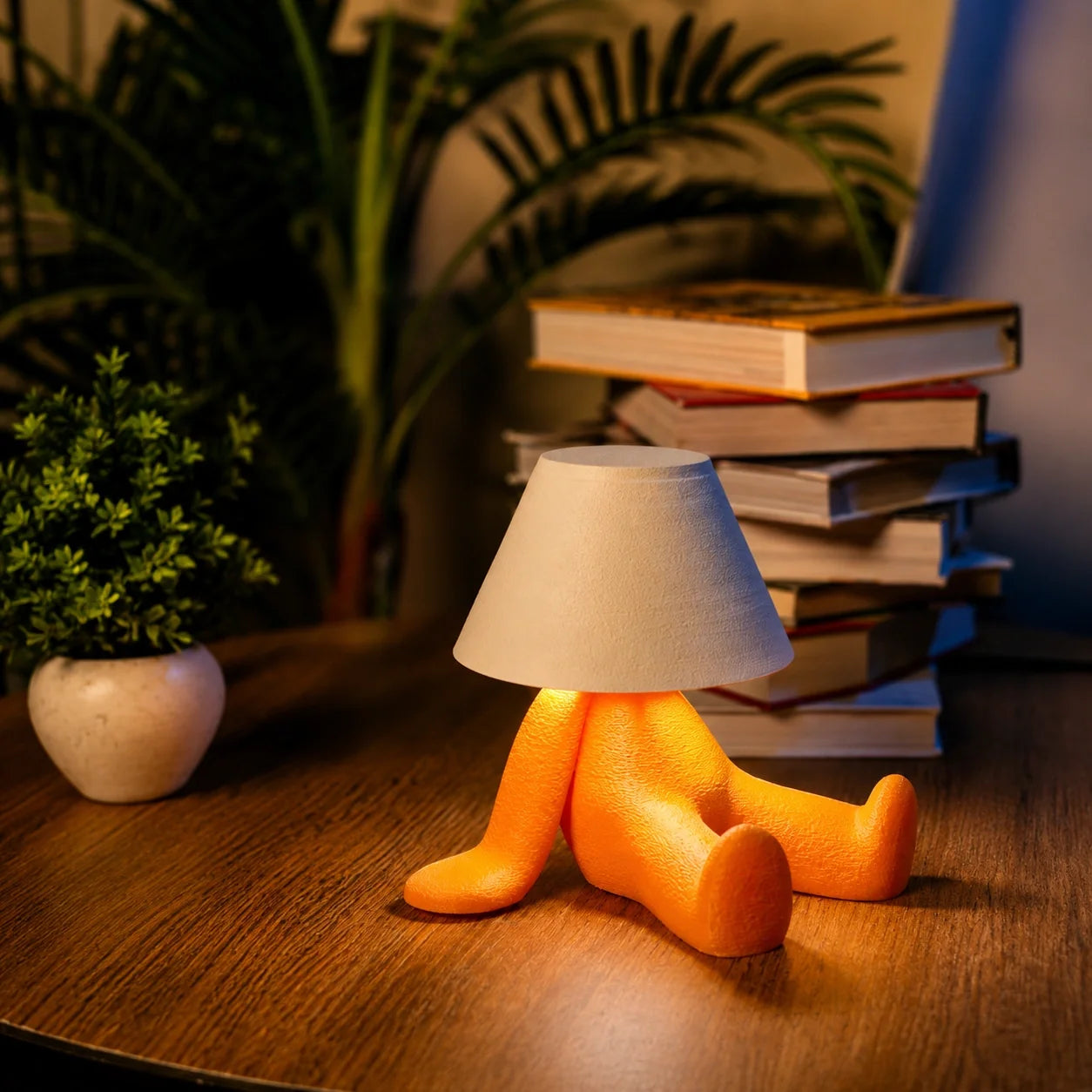 Lumi Lazy Lamp – Cute Ambient LED Desk Lamp for Bedroom, Study Table & Nightstand Décor