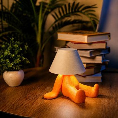 Lumi Lazy Lamp – Cute Ambient LED Desk Lamp for Bedroom, Study Table & Nightstand Décor