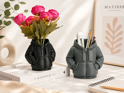 Cozyhood Organizer & Vase – Modern Desktop Pen Holder & Decorative Flower Vase for Office & Home Décor