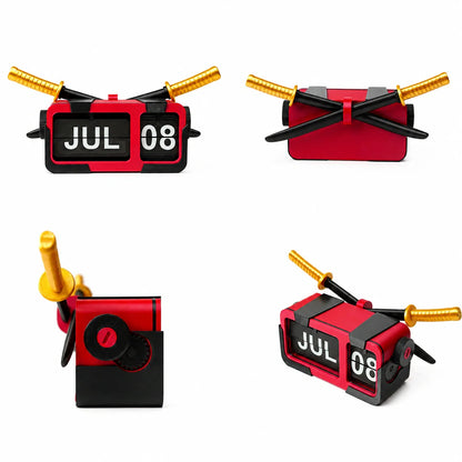 Deadpool Inspired Flip Calendar – Perpetual Desktop Calendar for Office, Gaming Desk & Study Table