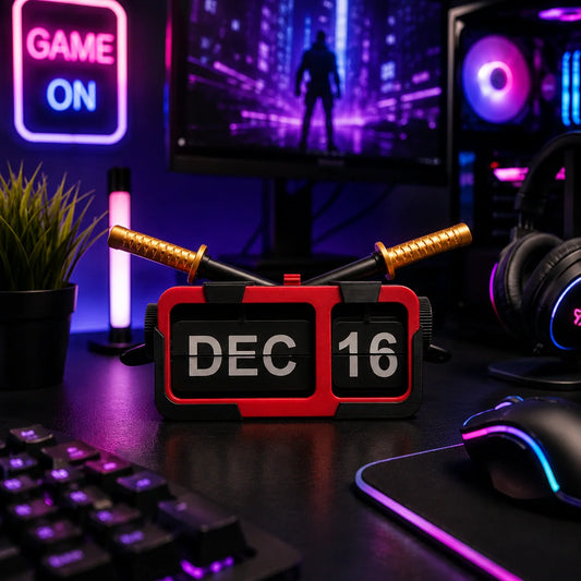 Deadpool Inspired Flip Calendar – Perpetual Desktop Calendar for Office, Gaming Desk & Study Table