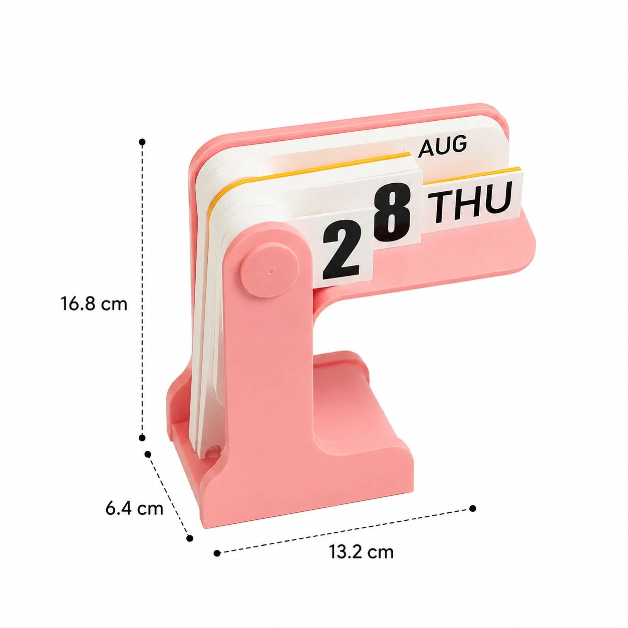 FlipDate Desk Calendar – Modern Perpetual Flip Calendar for Office Desk, Study Table & Home Workspace
