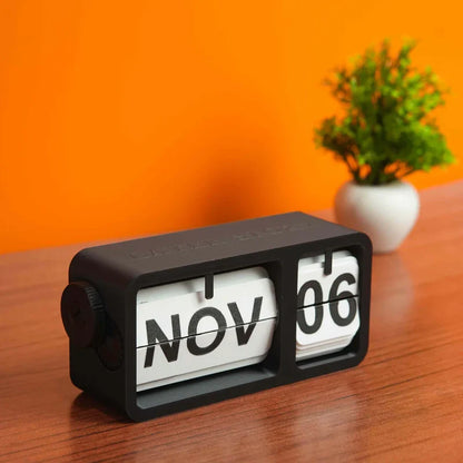 FlipFrame Desk Calendar – Modern Perpetual Flip Calendar for Office Desk, Study Table & Home Décor