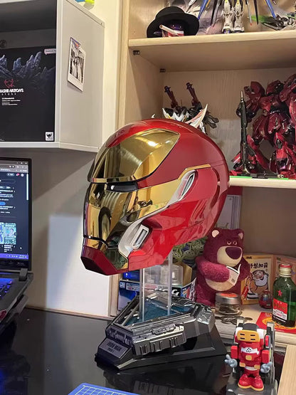 MK50 Iron Man Party Mask – Voice Control Deformation Electric Iron Man Helmet with LED Effects (Limited Edition)