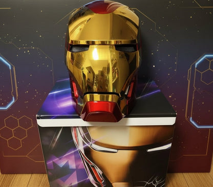 MK50 Iron Man Party Mask – Voice Control Deformation Electric Iron Man Helmet with LED Effects (Limited Edition)
