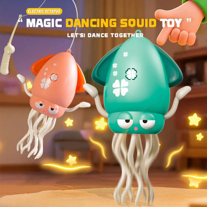 Dancing Octopus Electric Toy with LED Lights & Music – Automatic Crawling Smart Tentacle Baby Toy