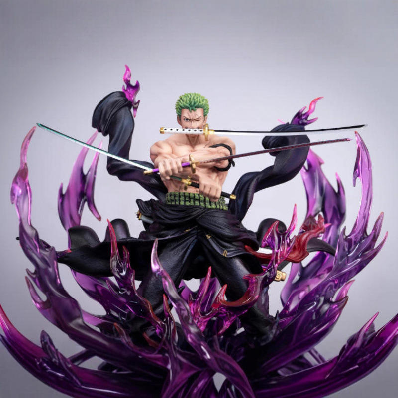 Roronoa Zoro Premium PVC Figure 29cm – One Piece Anime Collectible Display Statue