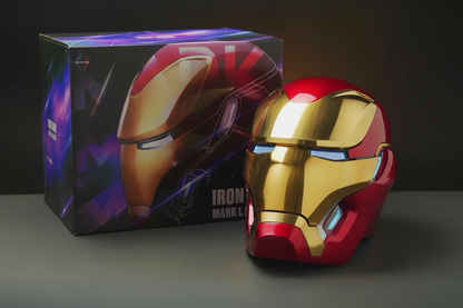 MK50 Iron Man Party Mask – Voice Control Deformation Electric Iron Man Helmet with LED Effects (Limited Edition)