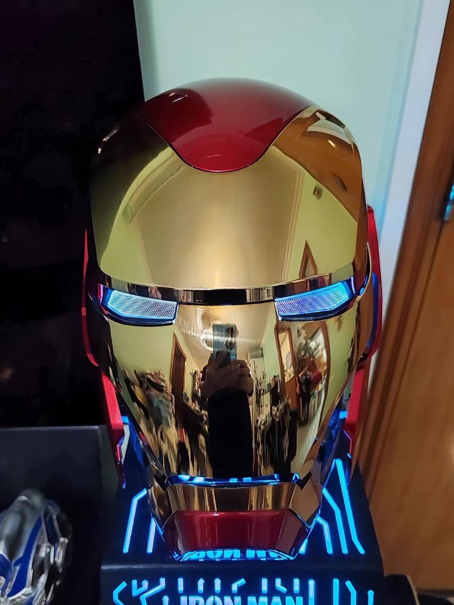 MK50 Iron Man Party Mask – Voice Control Deformation Electric Iron Man Helmet with LED Effects (Limited Edition)