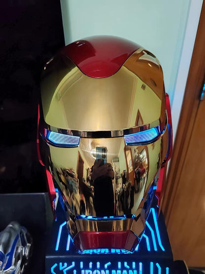 MK50 Iron Man Party Mask – Voice Control Deformation Electric Iron Man Helmet with LED Effects (Limited Edition)