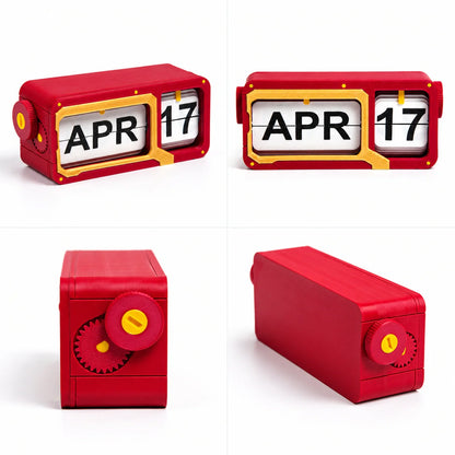 Iron Man Inspired Flip Calendar – Perpetual Desktop Calendar for Office Desk, Study Table & Marvel-Themed Décor