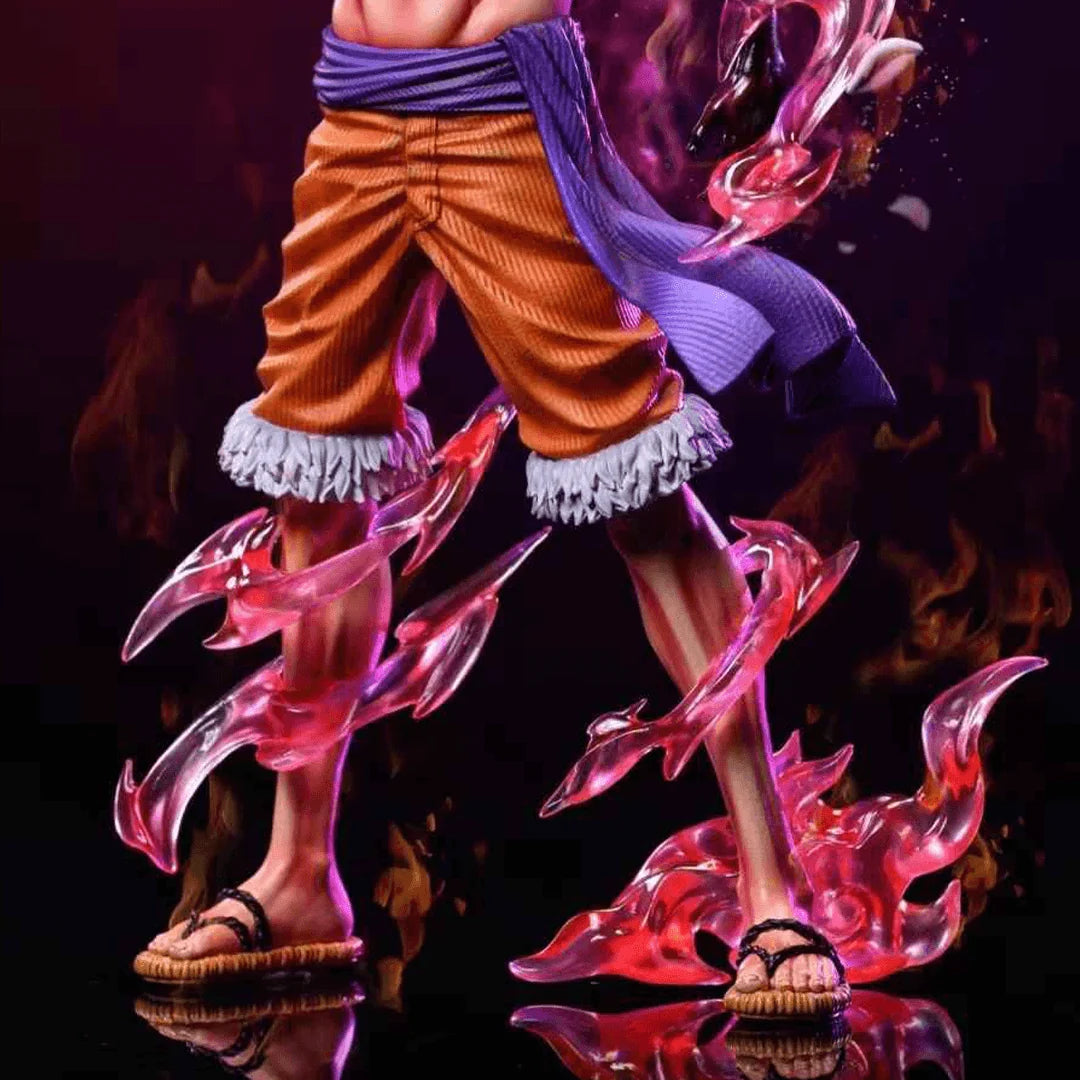 One Piece Monkey D. Luffy Gear 2 Action Figure – 22cm Premium PVC Collectible Statue | Anime Display Figure for Desk, Shelf & Home Decor