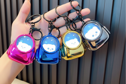 Shopster Kitty Glow Bag Keychain – Limited Edition Cute Cat Charm with LED Light | Stylish Backpack & Handbag Accessory for Kids & Girls