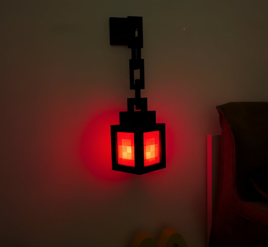 Minecraft Lantern Night Light – Decorative LED Bedroom & Gaming Lamp