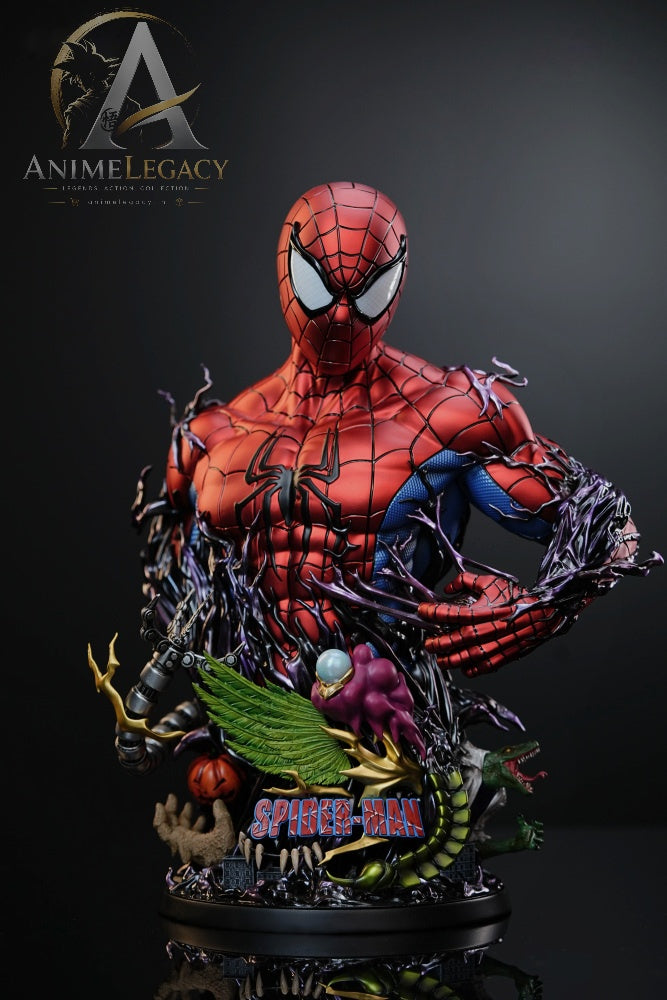 Spider-Man vs Venom Symbiote Premium Resin Bust Statue | 40CM Limited Edition Collectible