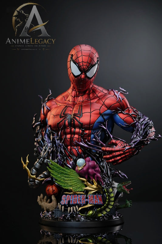 Spider-Man vs Venom Symbiote Premium Resin Bust Statue | 40CM Limited Edition Collectible
