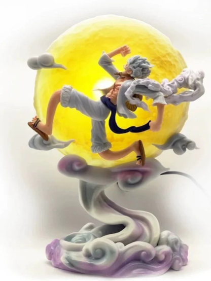 Gear 5 Luffy LED Moon Lamp | One Piece Collector Light ✨