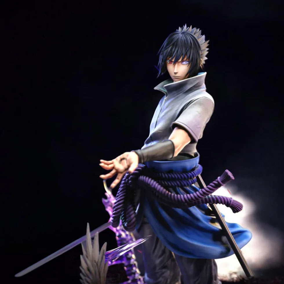 Sasuke Uchiha Rinnegan Battle Edition Figure – Premium Naruto Shippuden Collectible Statue