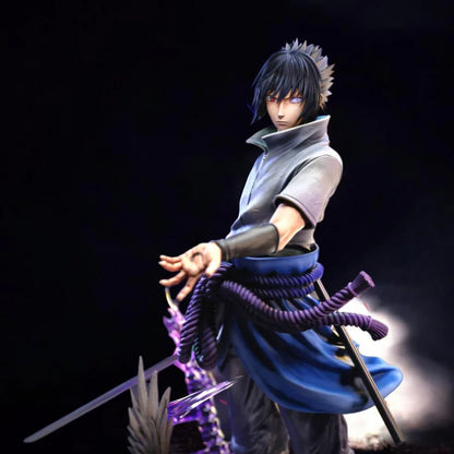 Sasuke Uchiha Rinnegan Battle Edition Figure – Premium Naruto Shippuden Collectible Statue