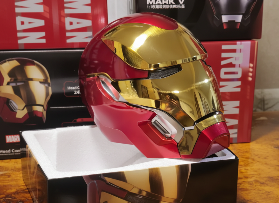 MK50 Iron Man Party Mask – Voice Control Deformation Electric Iron Man Helmet with LED Effects (Limited Edition)