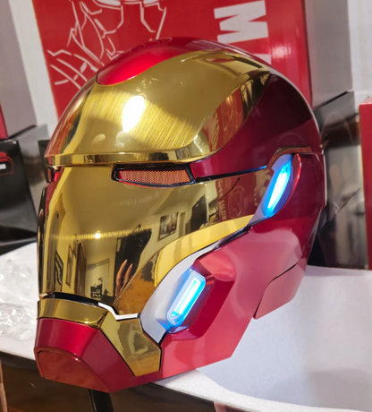 MK50 Iron Man Party Mask – Voice Control Deformation Electric Iron Man Helmet with LED Effects (Limited Edition)