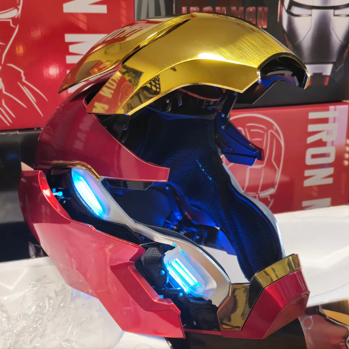 MK50 Iron Man Party Mask – Voice Control Deformation Electric Iron Man Helmet with LED Effects (Limited Edition)