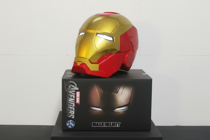 Iron Man Mark X Armor Helmet – Light & Sound Voice Touch Sensor Wearable Cosplay Helmet (Limited Edition)