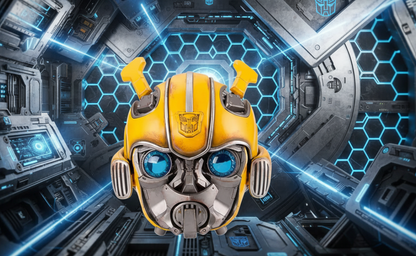 Transformers Bumblebee Transformable LED Helmet – Voice Control Wearable Cosplay Helmet (Limited Edition)