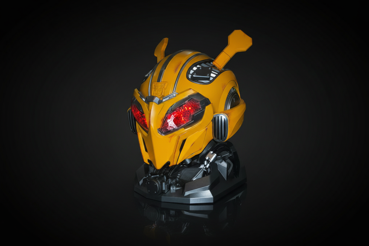 Transformers Bumblebee Transformable LED Helmet – Voice Control Wearable Cosplay Helmet (Limited Edition)