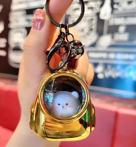 Shopster Kitty Glow Bag Keychain – Limited Edition Cute Cat Charm with LED Light | Stylish Backpack & Handbag Accessory for Kids & Girls