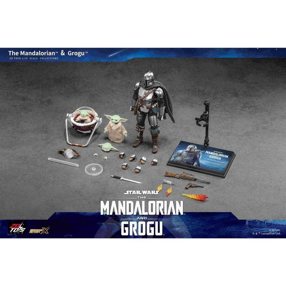 Star Wars The Mandalorian & Grogu Action Figure Set – Premium Collectible